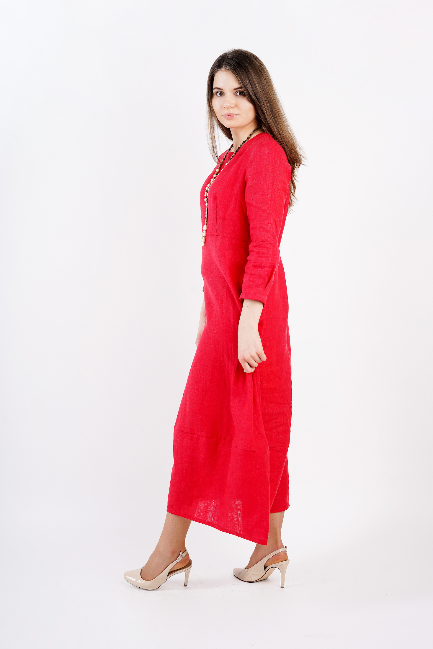 Woman's Red Dress