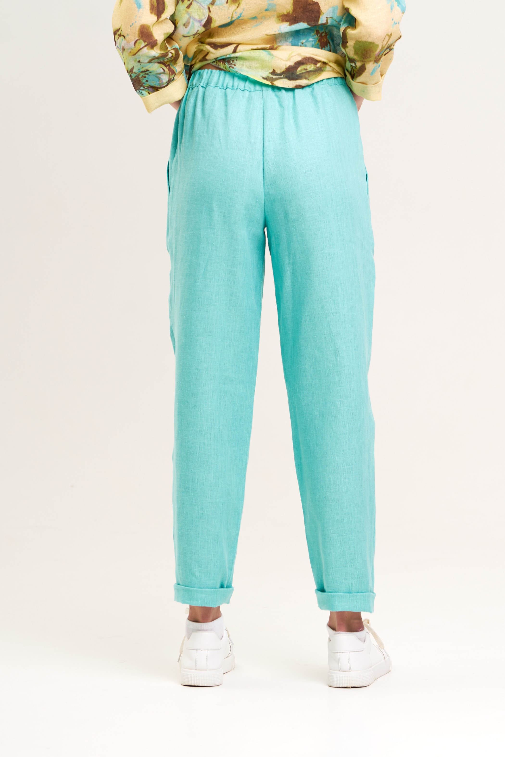 Women's Linen Narrowed Trousers